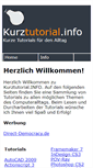 Mobile Screenshot of kurztutorial.info